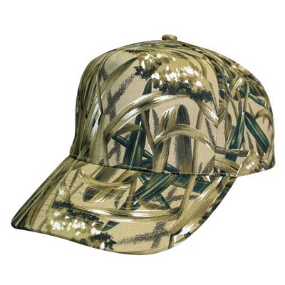 Camouflage Cap w/Adjustable Snap Closure