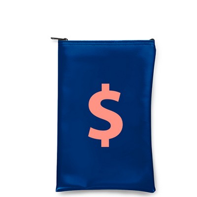 Expanded Vinyl Vertical Bank Bag