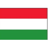 2'x3' Hungary U.N. Nylon Outdoor Flag - Style A