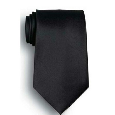 Black Silk Tie