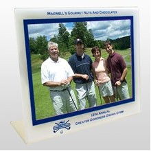 Easel Golf Picture Frame (4" X 6")