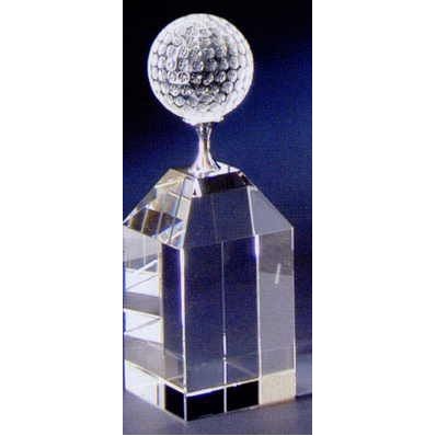 Pyramid Top Golf Trophy (7"x2 3/8")