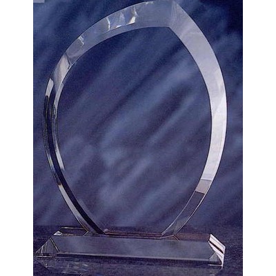 Crystal Arc Award (13/16"x7 3/4"x10")