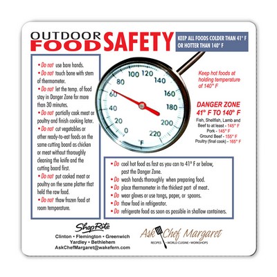 Health & Safety Outdoor Food Safety Magnet