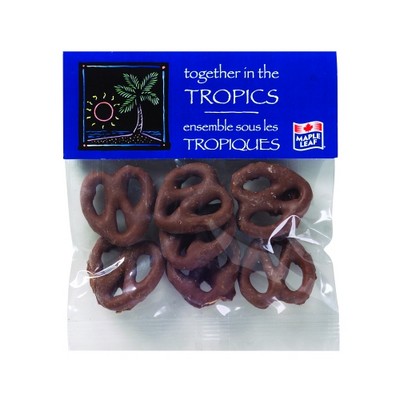 Chocolate Pretzels in Header Bag (2 Oz.)