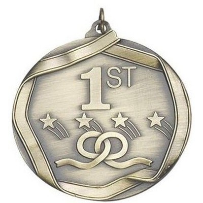 Medal "First Place" - 2-1/4" dia. Die Cast