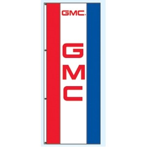 Single Faced Interceptor® Drape Flags (Center Panel - GMC®) (3' x 8')