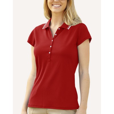 Ladies' Pacifica Birds Eye Solid Polo