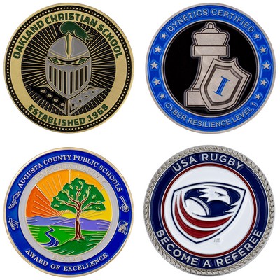 Custom Die Struck Challenge Coin (2")