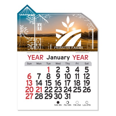 Adhesive Peel-N-Stick® Calendar - Barn