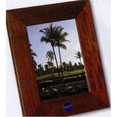 Rosewood Finish Rectangular Frame for 5"x7" Photo