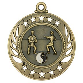 Medal, "Martial Arts" Galaxy - 2 1/4" Dia.