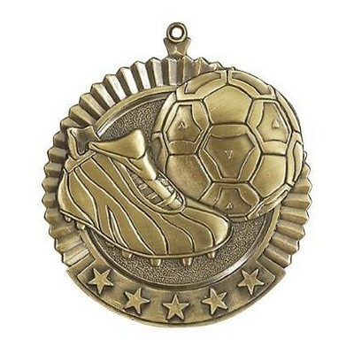 Medal, "Soccer" Star - 2 3/4" Dia