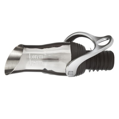 Lift 'N Pour Stainless Steel Pourer/Stopper