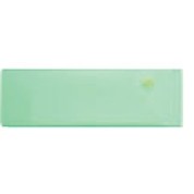 Frosted Lime Green Pencil Box (7 ¾" x 2 ¾" x 1 1/8")