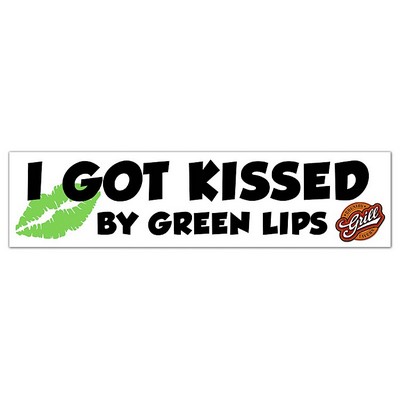 Bumper Sticker / Decal - UV-Coated Vinyl - 10.5x2.625 Rectangle Shape