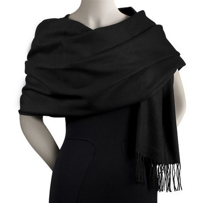 Black Acrylic Pashmina