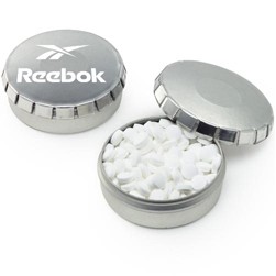 Mini Push Top Tin - Sugar Free Printed Peppermints