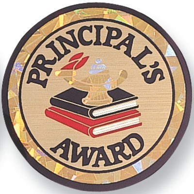 2" Principal's Award Mylar Medallion Insert Disc