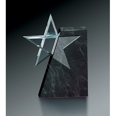 Starlite Crystal Twilight Award w/ Marble Base