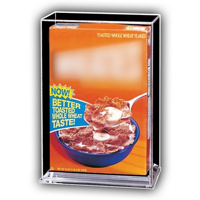 Cereal Box Case with 1/4" Clear Base (14 1/4"x10 1/2"x3 3/4")