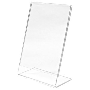 Acrylic L-Shaped Holder (3.5"x5.5")