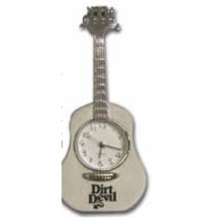 Guitar Metal Desk Clock