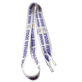 Standard Polyester Dye Sublimated ¾"x60" Shoelaces Pair (Domestically Produced)