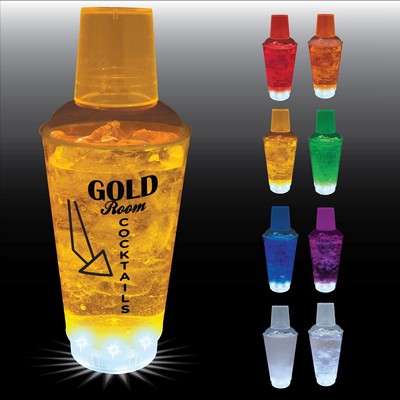 16 Oz. Plastic 5 LED Light-Up Cocktail Shaker