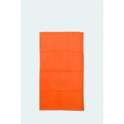 Velour Beach Towel (34" x 66") Orange (Blank)