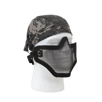 Black Bravo Tac Gear Strike Steel Half Face Mask