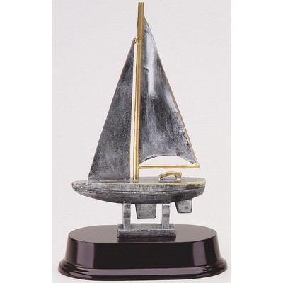 Sailboat Figure - 9 1/2" Tall