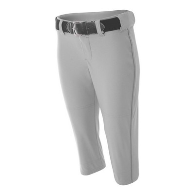 A4 Women's Softball Pant w/Pipping