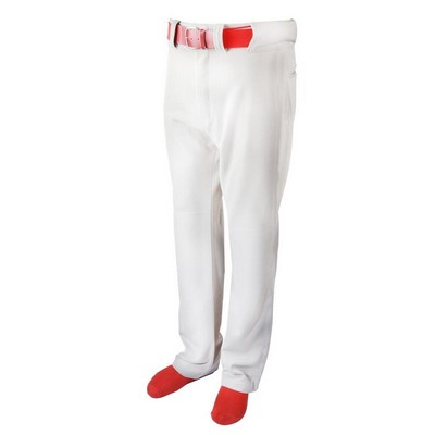 Adult Pro Style Open Bottom Baseball/Softball Pant w/Piping