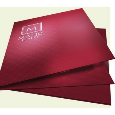 14 Point Full Color Presentation Folder w/UV Coating & 2 Side Print (9"x12")