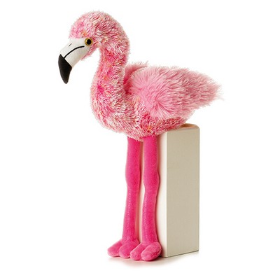 8" Flavia Flamingo Stuffed Bird