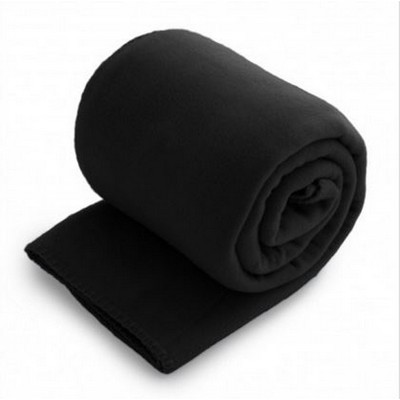 Fleece Throw Blanket - Black (50"x60")