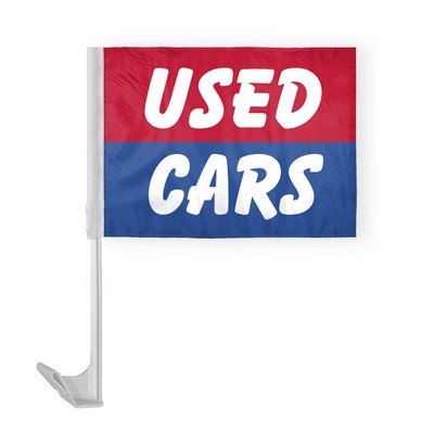 Used Cars Car Flags 12x16 inch