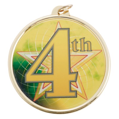 2¼" TM Series Sports Medal w/4th Place Mylar Insert