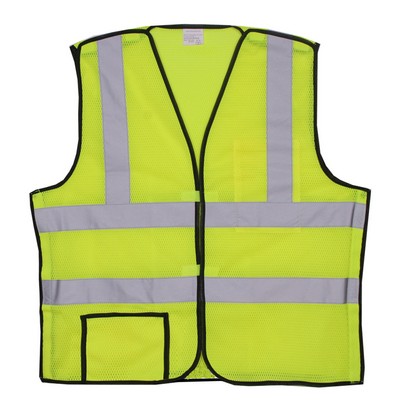 Yellow Mesh Break-Away Safety Vest