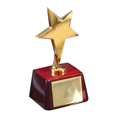 Gold Star Award 3"W X 6"H