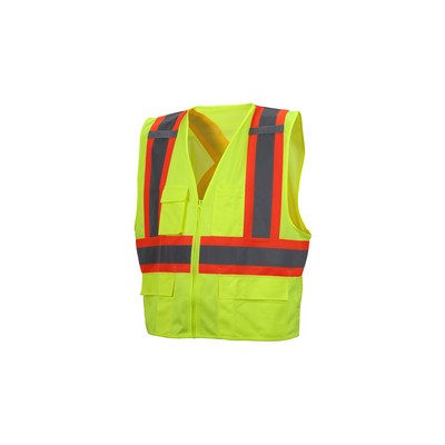 Pyramex Lumen-X Class 2 X-Back Two-Tone Surveyor Safety Vest