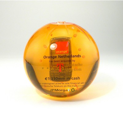 5" Sphere Lucite® Embedment Award