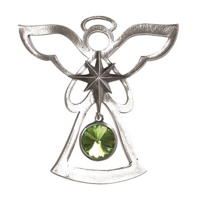 Birthstone Angel Ornament - August