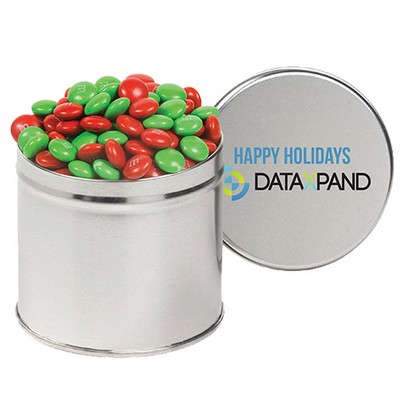 Round Tin (1/2 Quart) - Holiday M&M's®