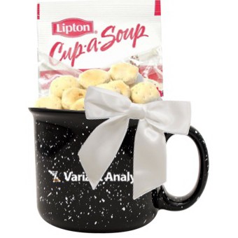 Soup & Crackers Gift Mug (Black)