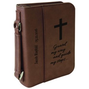 Dark Brown Leatherette Book Cover (6.75" x 9.25")