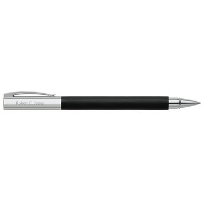 Ambition Black Resin Rollerball Pen