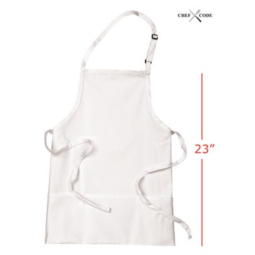 Adjustable Bib Apron 28"