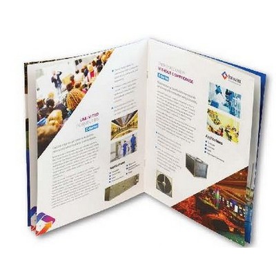 5.5 x 8.5, 12 Page Coated Self Cover Stitched Booklet, 80 Lb Text